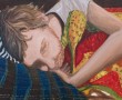 Sjoerd slapend II Kunstwerk Sjoerd slapend II