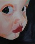 Kind waarnemer Kunstwerk Kind waarnemer