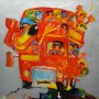 londonbus 5 Kunstwerk londonbus 5