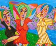 Spaanse Ochtendgymnastiek Kunstwerk Spaanse Ochtendgymnastiek