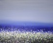 blauw uitzicht Kunstwerk blauw uitzicht