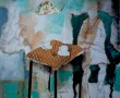 op bezoek bij oma Kunstwerk op bezoek bij oma