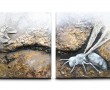 Tweeluik Wesp Kunstwerk Tweeluik Wesp