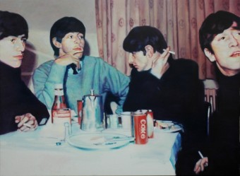 The Beatles polaroid