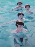 Beatles swimming