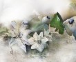 Witte Bloemen Kunstwerk Witte Bloemen