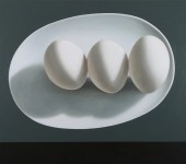 Schilderij met drie eieren Schilderij met drie eieren