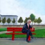 De stropdas Kunstwerk De stropdas