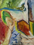 'Staande Lente' - groot doek, abstract expressionisme 'Staande Lente' - groot doek, abstract expressionisme