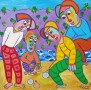 Jeu de boules Kunstwerk Jeu de boules