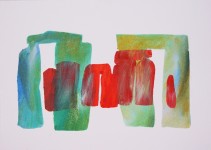 Stonehenge rood/groen Stonehenge rood/groen