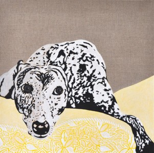 Athena - Portrait of a Greyhound 1 Athena - Portrait of a Greyhound 1