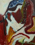 'Salle du Boeuf' - abstract groot schilderij 'Salle du Boeuf' - abstract groot schilderij
