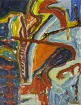 'Fête de Fauve'' - groot fauvistisch kleurrijk schilderij  'Fête de Fauve'' - groot fauvistisch kleurrijk schilderij