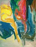'Reflections of a spine' - grote, kleurrijke, abstracte kunst 'Reflections of a spine' - grote, kleurrijke, abstracte kunst