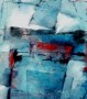 Compositie met blauw Kunstwerk Compositie met blauw
