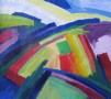 lente in de dordogne Kunstwerk lente in de dordogne