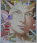 Zichtbare zonnestralen. Kunstwerk Zichtbare zonnestralen.
