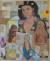 Painting Helena. Kunstwerk Painting Helena.