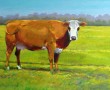 Rode blaarkop Kunstwerk Rode blaarkop
