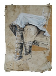 Woman's leg Woman's leg