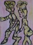 Twee Figuren  Kunstwerk Twee Figuren