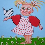 meisje met vogel meisje met vogel