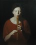 Kunstwerk Vrouw met fluit