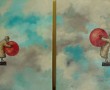 Meisjes met ronde vormen Kunstwerk Meisjes met ronde vormen