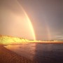 rainbow beach Kunstwerk rainbow beach