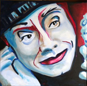 Portret van een clown