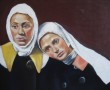 non 3 (2 meisjes) Kunstwerk non 3 (2 meisjes)