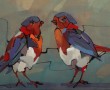 Birdies N Bright Kunstwerk Birdies N Bright