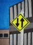 Verkeersbord Kunstwerk Verkeersbord