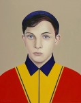 Portret met geel rood jasje Portret met geel rood jasje