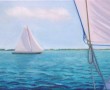 Zeilen op het Slotermeer Kunstwerk Zeilen op het Slotermeer