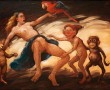 -Alice and Parrot- Kunstwerk -Alice and Parrot-