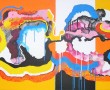 kleurrijk zwart 5 Kunstwerk kleurrijk zwart 5