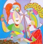 Zomer aardappelen Kunstwerk Zomer aardappelen