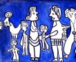 en familia Kunstwerk en familia