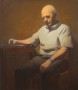 Man met borrel Kunstwerk Man met borrel