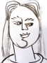 broer en zus aan het tekenen Kunstwerk broer en zus aan het tekenen