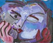 liefdes kus Kunstwerk liefdes kus