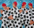 Sneeuwbollen Kunstwerk Sneeuwbollen