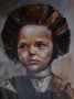 Meisje met Bontmutsje - 19112014 Kunstwerk Meisje met Bontmutsje - 19112014