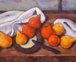 Stilleven van peren, mes en bord 3 Kunstwerk Stilleven van peren, mes en bord 3