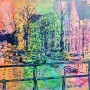 Gracht boten autos  #256 Kunstwerk Gracht boten autos  #256
