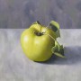 Appel met loof 1 Kunstwerk Appel met loof 1