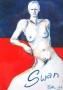 Swan Kunstwerk Swan
