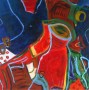 bij het vallen van de nacht Kunstwerk bij het vallen van de nacht